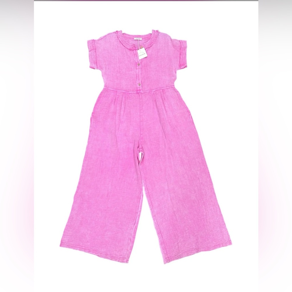 Mittoshop Pink Guaze Jumpsuit